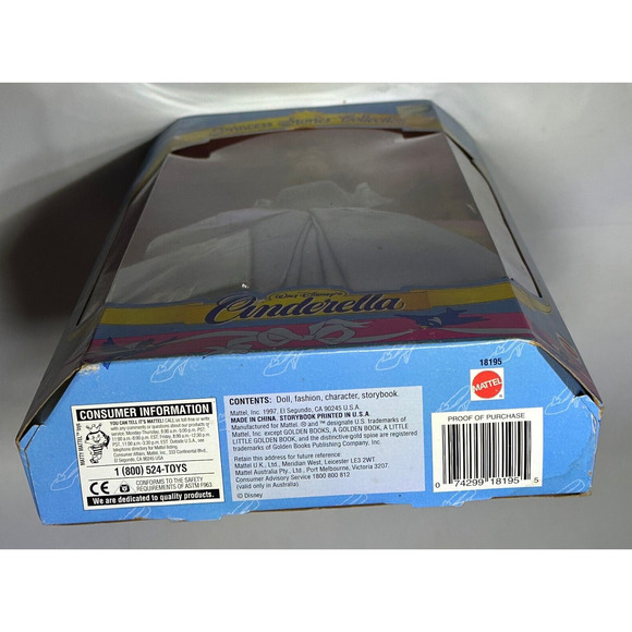 Barbie Cinderella Princess Stories Collection Mattel Disney Doll golden book - Picture 3 of 4